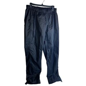 Columbia Rain Pants Large Black Omni-Tech Waterproof Mesh Lined Womens